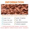 Synthetic Crochet Hair, Deep Wave, 32 in, Pink Ocean Wave, Lightweight, for Wearing and Braiding, Hair Extensions, Soft Water Wave Hair T27-PINK, 5 pcs/lot view 3