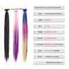Synthetic Handmade Dreadlock Hair Extensions, 20 in, 5/10-Piece Set, Ombre view 2