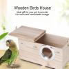 Tomotato Wooden Nest Box for Parakeets and Small to Medium Birds view 3