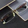COKYIS Rimless Progressive Reading Glasses, Gold, +3.0 view 3