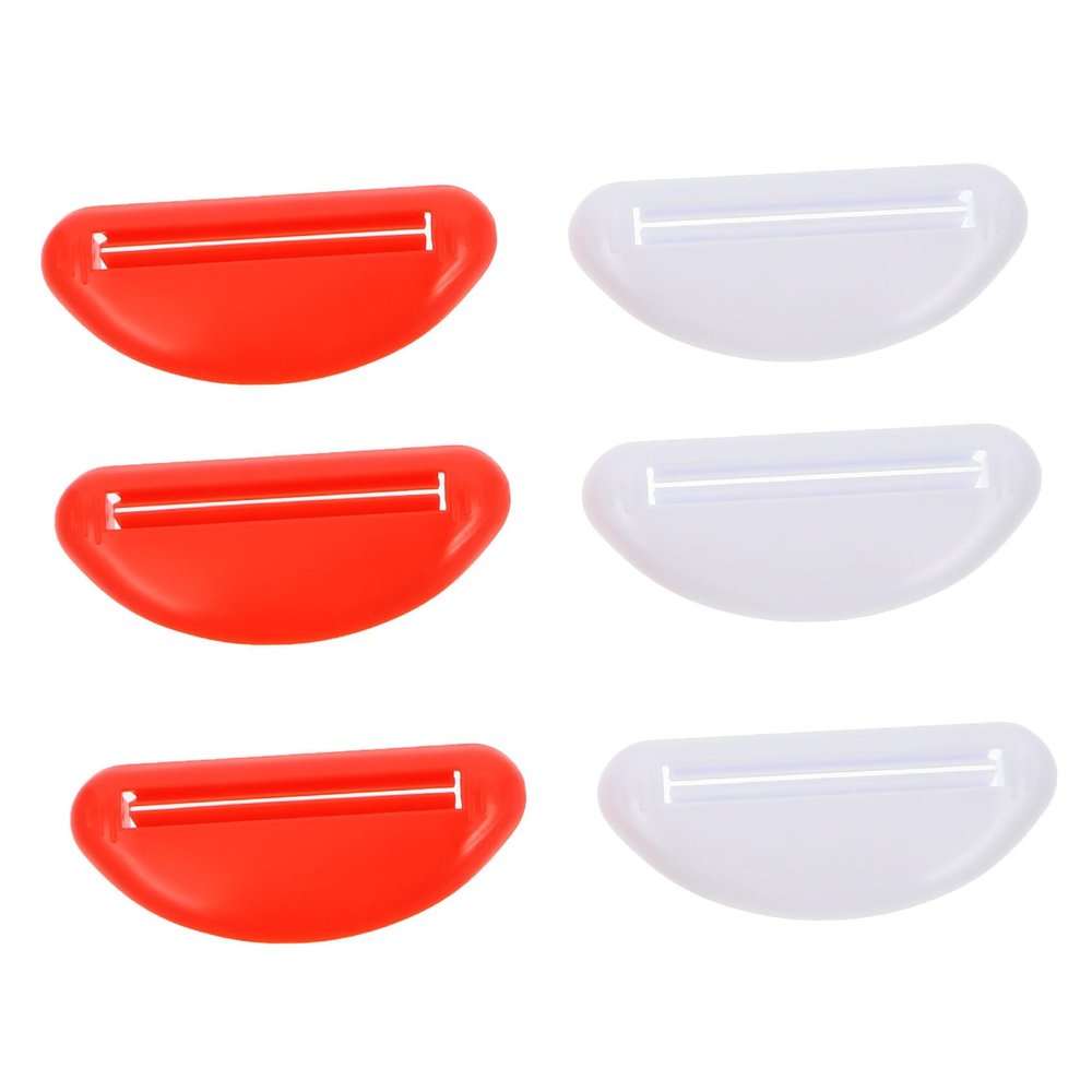 Toothpaste Tube Squeezer, 6-Piece Plastic Set