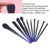 10-Piece Professional Makeup Brush Set, Soft Fiber Brushes for Hair, Eyeshadow, Blush and Makeup view 3