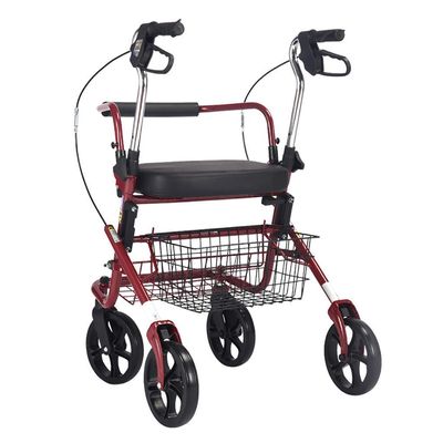 NATWEE Folding Rollator Walker with Seat