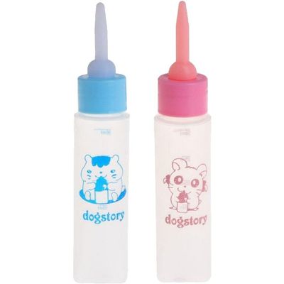 Baby Pet Feeding Bottle 2pcs 30ml Squeeze Liquid Feeder for Newborns