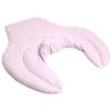 Cervical Spine Neck Wrap – Neck, Shoulders & Upper Back – Organic Cotton Rapeseed Pillow, Pink/White Check view 3