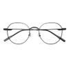 LTSRLL Retro Round Reading Glasses, Computer Readers, Blue-Light Blocking, Presbyopia Glasses (Black, +1.50) view 1