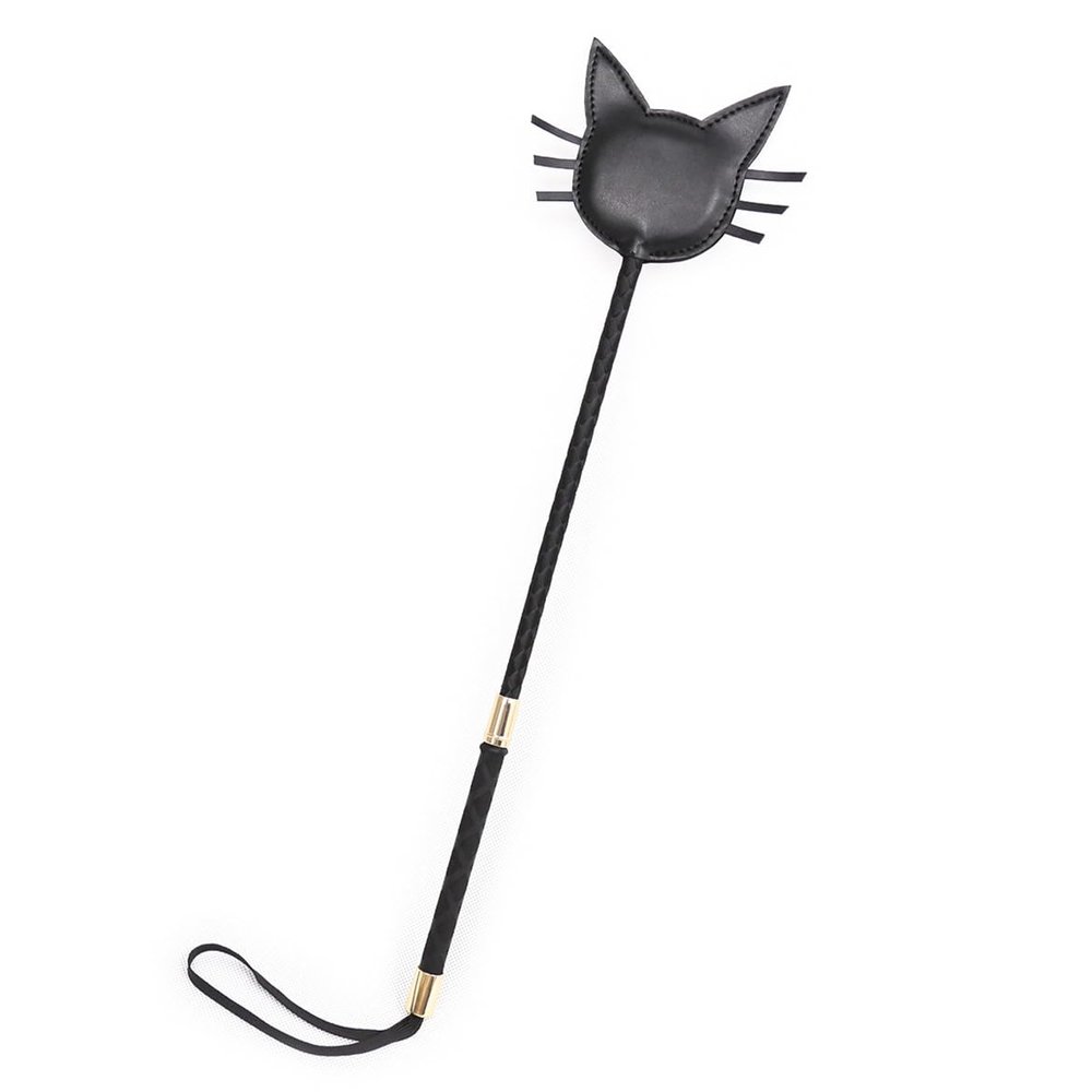 Adefeect Leather Spanking Paddle Whip, 50 cm