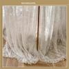 AdeptT Queen-Size Canopy Bed Frame with Mosquito Net, White view 4