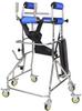 YYAI-HHJU Foldable Rollator Walker with Padded Seat, Carrying Bag, Lockable Brakes, and Height Adjustment view 1
