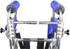 YYAI-HHJU Foldable Rollator Walker with Padded Seat, Carrying Bag, Lockable Brakes, and Height Adjustment view 3