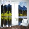 GOKSEL Blackout Curtains, 2 Panels, 140 x 245 cm, Lakes and Forests, for Living Room, Bedroom or Nursery view 3