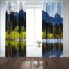 GOKSEL Blackout Curtains, 2 Panels, 140 x 245 cm, Lakes and Forests, for Living Room, Bedroom or Nursery view 4