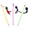 Love Story Cat Toy Wand with Feathers and Bells view 1