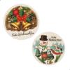 Günthart 12 Edible Christmas Decoration Plaques for Cakes and Cupcakes view 2