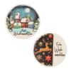 Günthart 12 Edible Christmas Decoration Plaques for Cakes and Cupcakes view 4