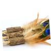 Interactive Cat Toy with Peacock Feathers and Wooden Wands, 2-Piece Set view 4