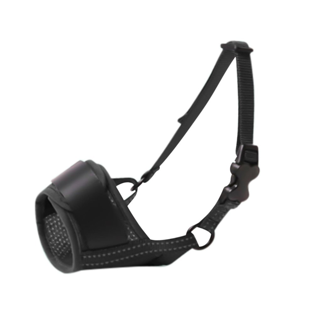 Large Dog Muzzle, Anti-Bite Muzzle for Dogs - Reflective Straps, Soft, Breathable Muzzles, Muzzle for Large Breeds, Prevents Barking, Licking, and Chewing