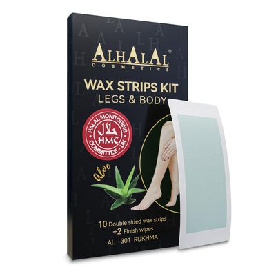 Alhalal Halal Wax Strips for Hair Removal (AL-301 RUKHMA.DE)