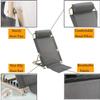 TEmkIn Bed Backrest, Bed Chair/Recliner Support, Adjustable Sit-Up Bed Support with Pillow for Neck, Head and Lower Back, Breathable Fabric (Color: #3) view 3