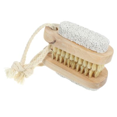 KALLORY Body Cleansing Brush, 2-Piece Set with Pumice Stones