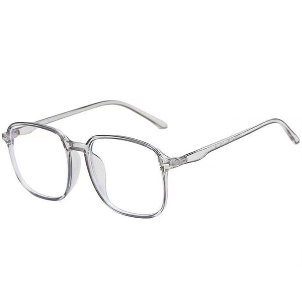 COKYIS Bifocal Progressive Reading Glasses, Square Computer Glasses, Unisex, Anti-Glare, Green, 2.5X