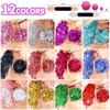 Teenitor Glitter Gel for Face, Body, Hair, and Makeup, 12 Colors view 2