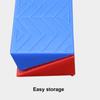 SIDID Portable Plastic Wheelchair Threshold Ramp, Non-Slip Curb Ramp, Blue, 100 x 7 x 1 cm view 4