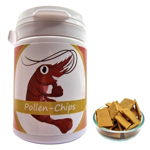 Shrimp Chips Flower Pollen / 35 g / Food for Shrimp and Invertebrates