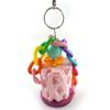 Ailan Colorful Parrot Toy with Hook for Chewing and Beak Grinding, Molar Stone, ABS Chew Toy, String Bird, Promotes Beak Health view 4