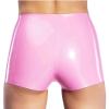 ERNZI Pink Natural Latex Rubber Women's Boxer Shorts, Fetish Underwear, Handmade, XL view 2