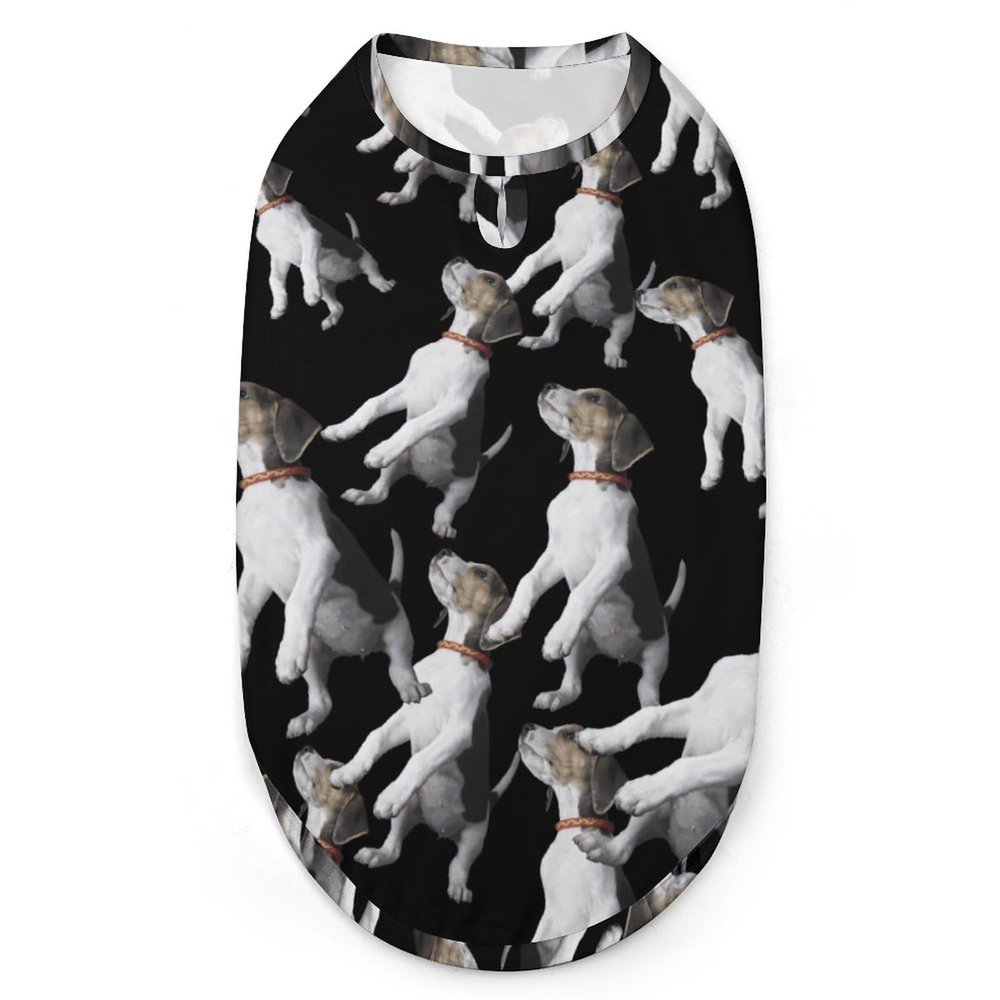 Beagle Dog Shirts, Printed Pet Clothing, Breathable Summer T-Shirt Tank Top for Small Dogs and Cats