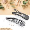 KANPRINCESS Rhinestone Hair Clips, 2-Pack, 2.4 in, Black view 2
