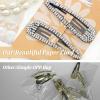 KANPRINCESS Rhinestone Hair Clips, 2-Pack, 2.4 in, Black view 4