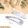 KANPRINCESS 2-Pack 6.1 cm Silver-Tone Rhinestone Hair Clips view 2