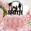 Cupcake Topper "Gay Couple Mr & Mr Tropical Name" view 1
