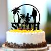 Cupcake Topper "Gay Couple Mr & Mr Tropical Name" view 3