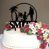 Cupcake Topper "Gay Couple Mr & Mr Tropical Name" view 4