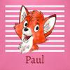 Baby Bib – Cute Fox – Personalized Fox Motif – Pink view 2
