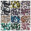 SS3–SS20 Green Non-Hotfix Rhinestone Crystals, Super Bright Glass Rhinestones for DIY Nail Art, Light Emerald SS16, 1,440 Pieces view 2