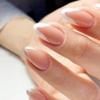 Medium Square French Tip Press-On Nails with Glittering Silver Edge, 24 Pieces view 1