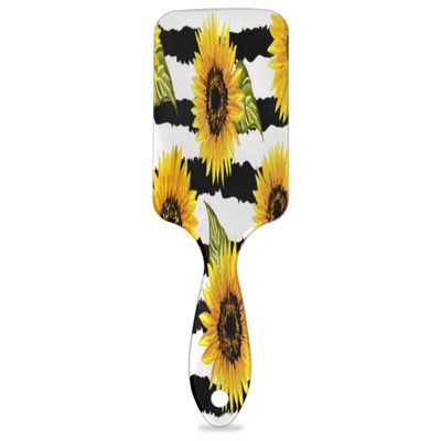 Sunflower-Pattern Hair Brush for Detangling