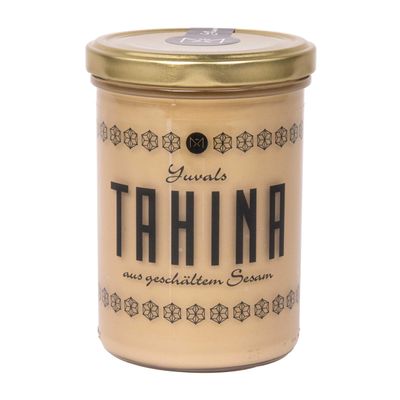 Yuvals Tahina Sesame Paste, 420 g Jar – Organic Sesame Paste
