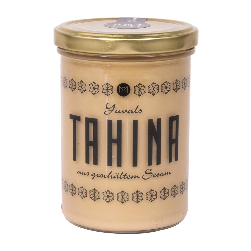 Yuvals Tahina Sesame Paste, 420 g Jar – Organic Sesame Paste