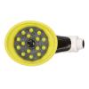 Plcnn Bath Brush for Dogs and Cats, Pet Shower Head Brush with Switch, Soft Tooth Massage, Yellow view 4