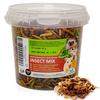 UGF Insect Mix – 80 g in a 500 ml Bucket, Hedgehog, Gerbil, Hamster, Rat & Lizard Food – Mealworms, Soldier Fly Larvae, Silkworms view 1