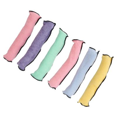 Heatless Hair Curlers, Foldable, Washable, Portable, 6 Count