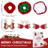 6-Piece Christmas Hair Clips and Velvet Scrunchies Set view 2