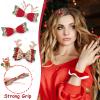 6-Piece Christmas Hair Clips and Velvet Scrunchies Set view 4
