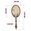 APLUSH Oval Handheld Makeup Mirror with Ergonomic Handle view 2