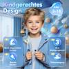 Electric Toothbrush for Kids Ages 3–12, Rechargeable Sonic Toothbrush with Timer, Habit-Building Stickers, 3 Modes, Astronaut Blue view 2